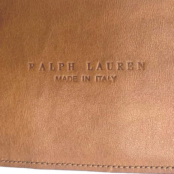Ralph Lauren Womens Crocodile Brown Belt with Wicker Detail MSRP $2250 Size Med main image 7